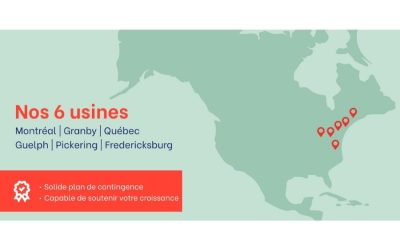 Manchons rétractables, étiquettes et RFID fabriqués à partir de matières premières nord-américaines de haute qualité